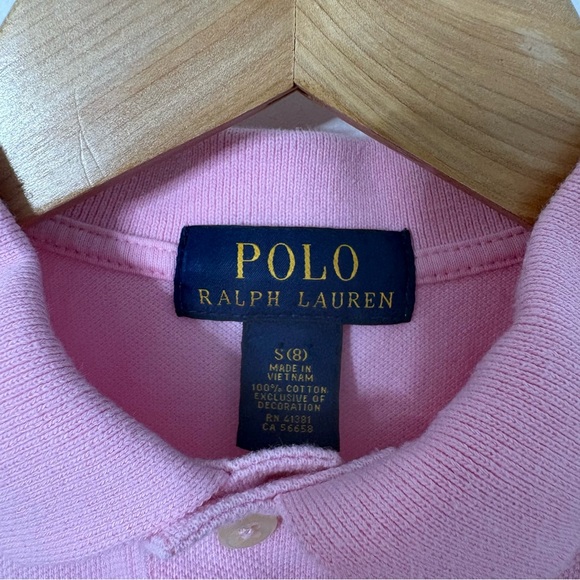 Polo by Ralph Lauren Boys Iconic Mesh Polo Shirt - Picture 5 of 6